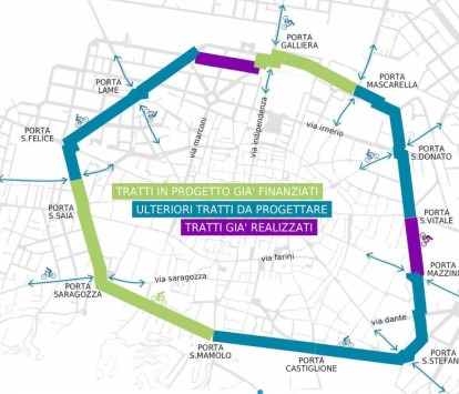 Bologna, una tangenziale per biciclette entro il 2015 